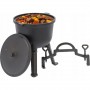 Чавунний казанок Garden Line BBQ3727 11 л Сірий