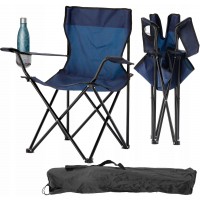 Стілець складаний для кемпінгу GardenLine LEZ7150, синій