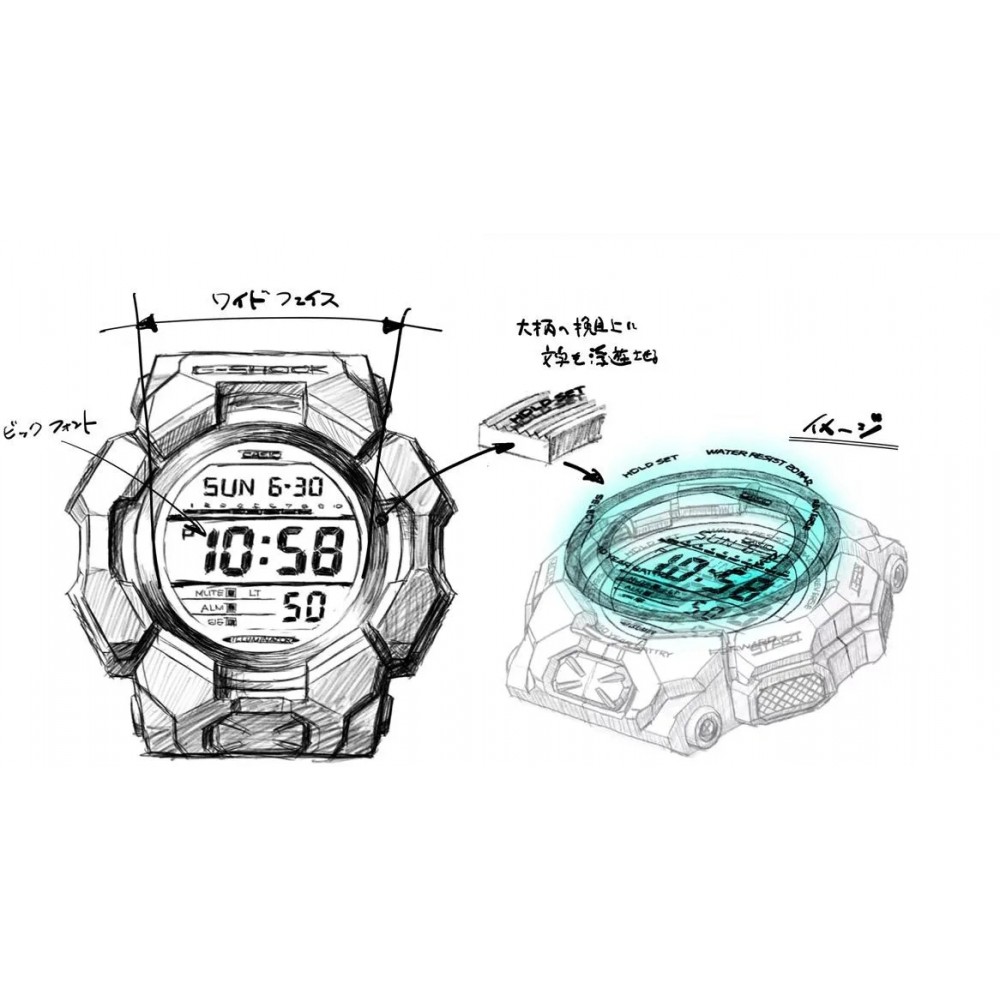Наручний годинник Casio GD-010-3E