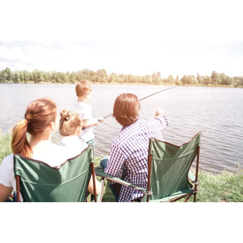 Складане рибальське крісло Garden Line LEZ7167 Зелене